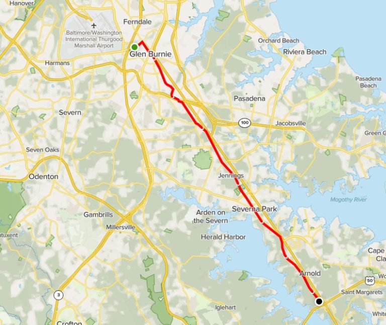 Baltimore/Annapolis Trail plus BWI Loop Bike Rides & Breweries
